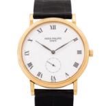 PATEK PHILIPPE Calatrava "Clous de Paris" Armbanduhr, Ref. 3919J.