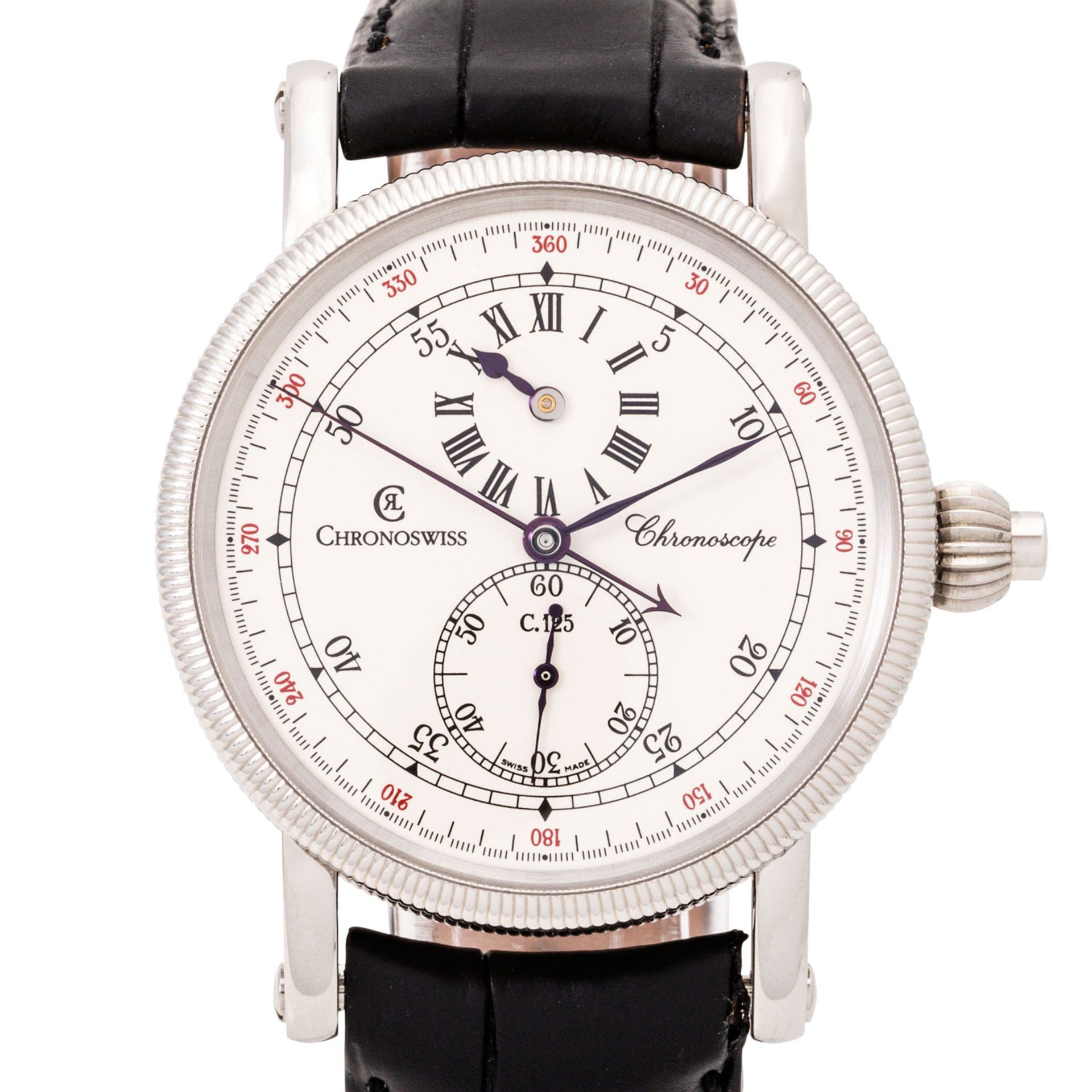 CHRONOSWISS Chronoscope Monopusher Chronograph Ref. CH 1523.