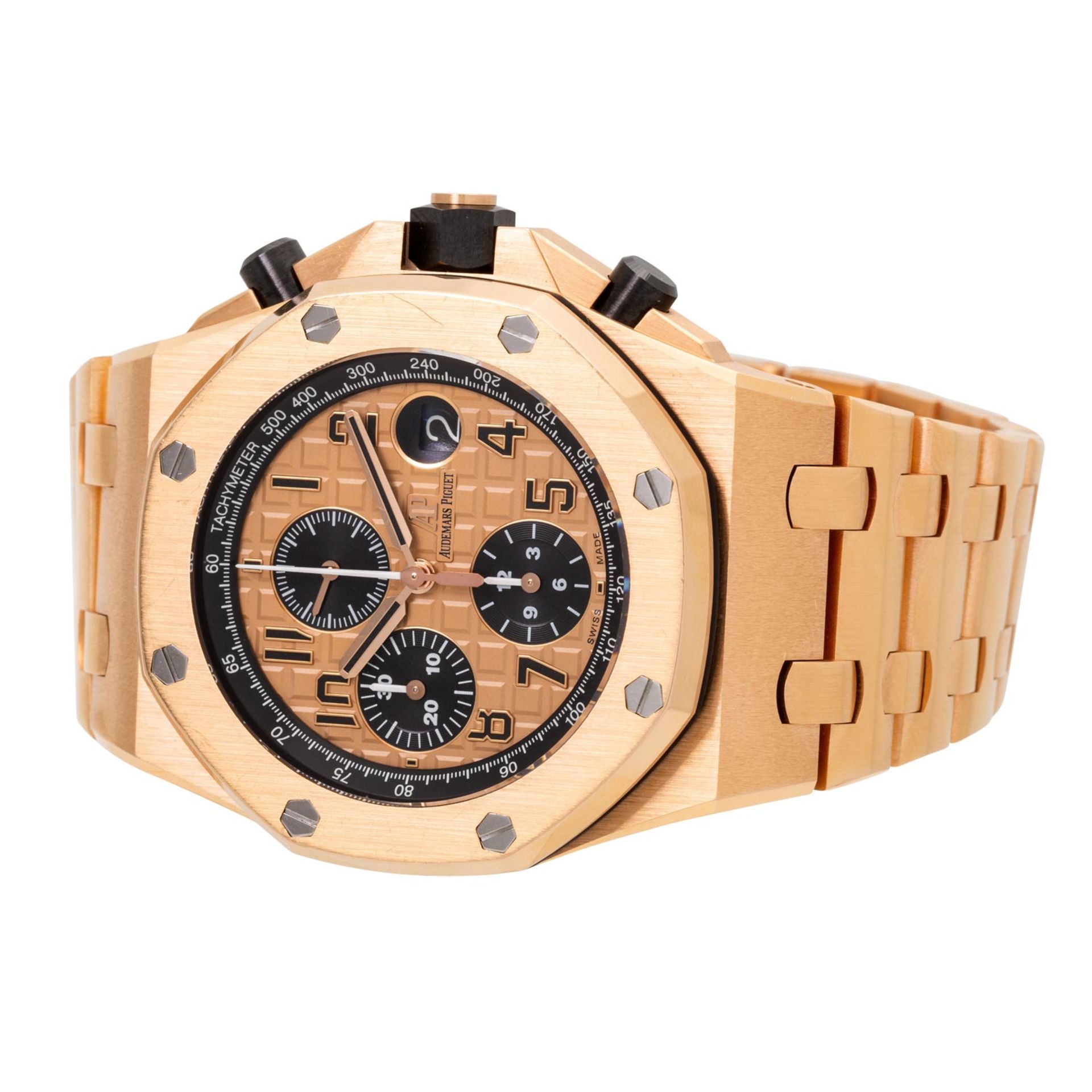 AUDEMARS PIGUET Royal Oak Offshore Herren Chronograph, Ref. 26470OR. - Bild 6 aus 8