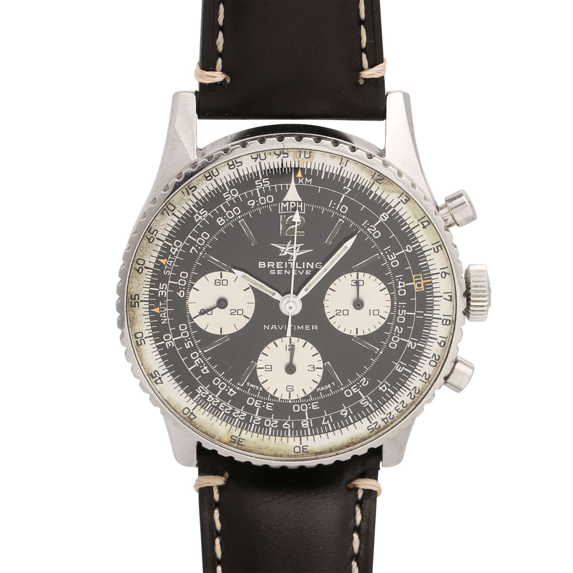 BREITLING Vintage Navitimer "Twin-Jet", Ref. 806. Herrenarmbanduhr. Ca. 1960er Jahre.