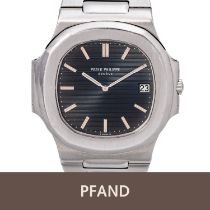 PFANDAUKTION - PATEK PHILIPPE Vintage Nautilus "Jumbo" Herrenuhr, Ref. 3700/011. Aus 1982.