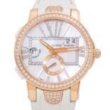 ULYSSE NARDIN Executive Dual Time Lady Ref. 246-10 Armbanduhr. 