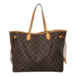 LOUIS VUITTON Shopper "NEVERFULL GM", Koll.: 2012, akt. NP.: 1.550,-€.