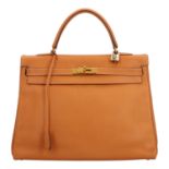 HERMÈS VINTAGE Handtasche "KELLY BAG 35".