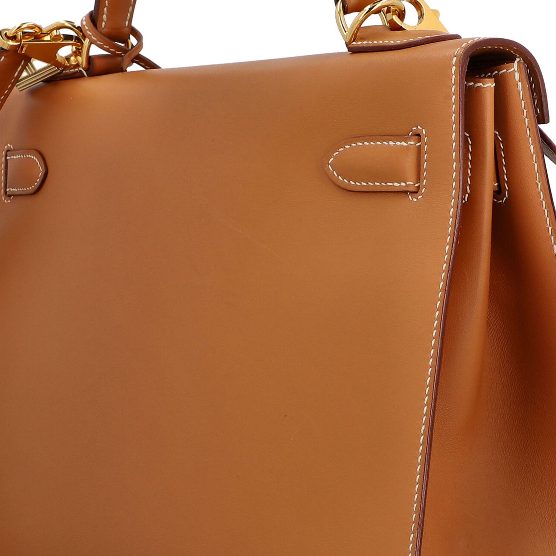 HERMÈS Handtasche "KELLY BAG SELLIER 32". - Bild 7 aus 10