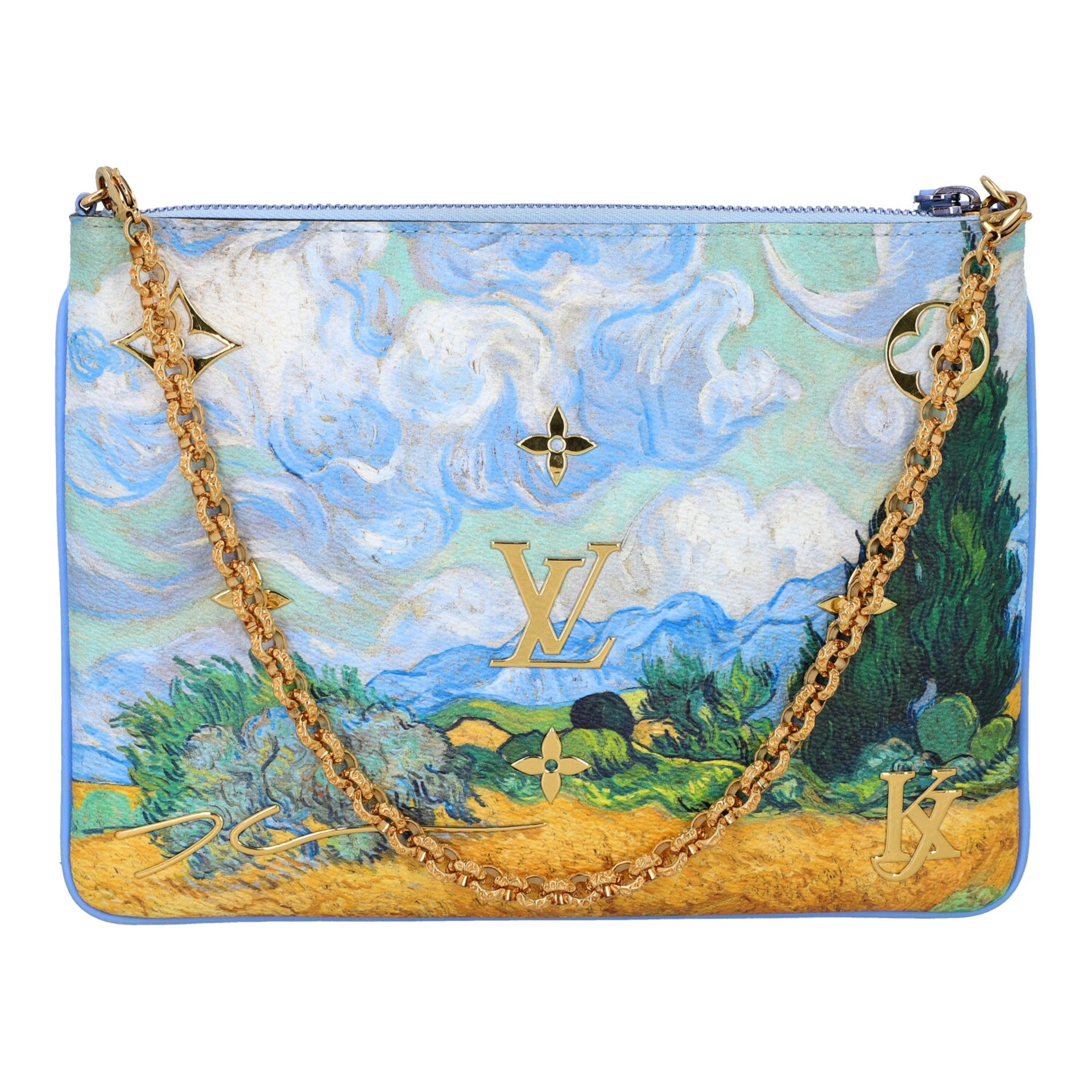 LOUIS VUITTON Pochette "MASTERS - VAN GOGH - JEFF KOONS", Koll.: 2017. - Bild 4 aus 6