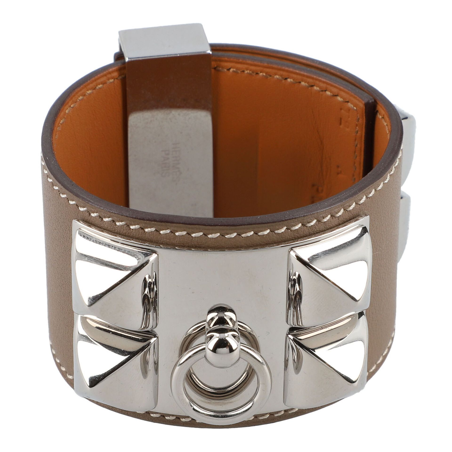 HERMÈS Armband "COLLIER DE CHIEN", Größe T2.