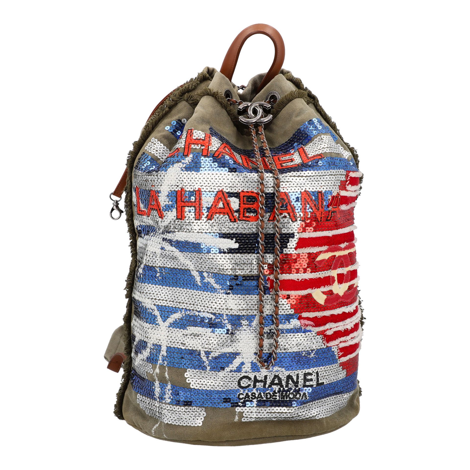 CHANEL Rucksack "CUBA LA HABANA", Koll.: 2016-2017.