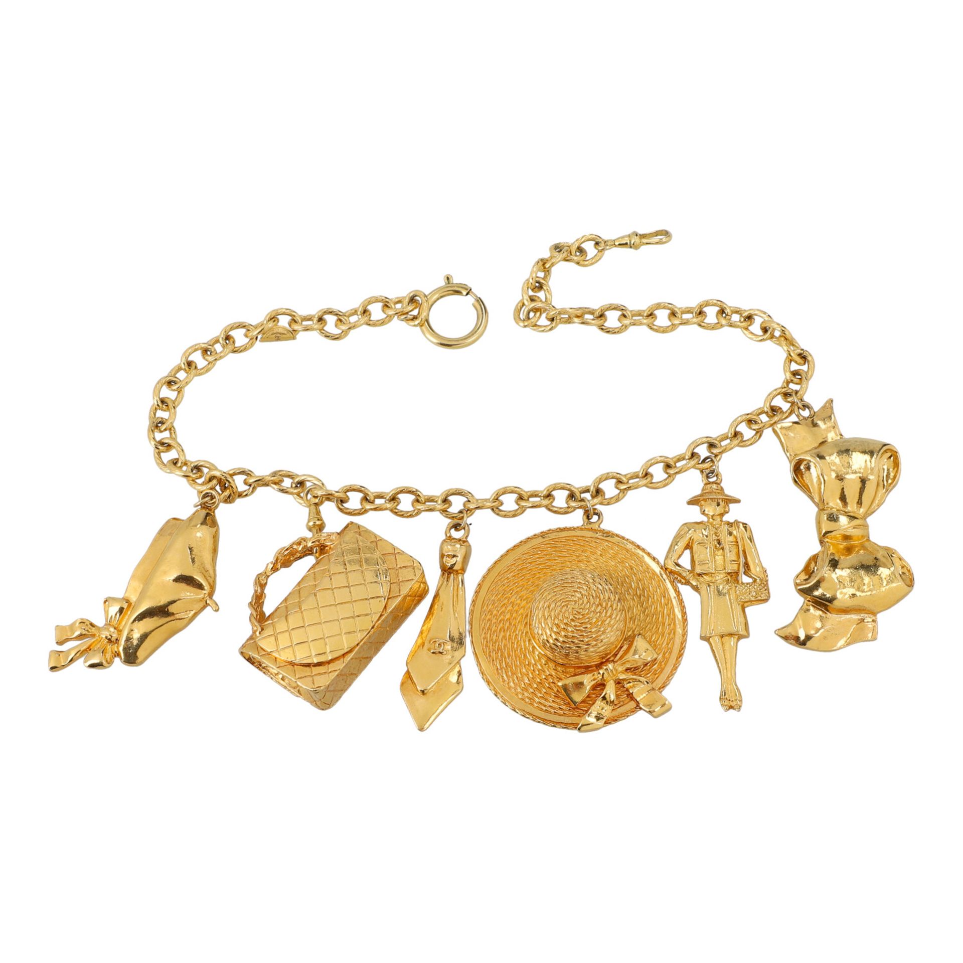 CHANEL VINTAGE Modeschmuck-Kette, Koll.: 70er Jahre.