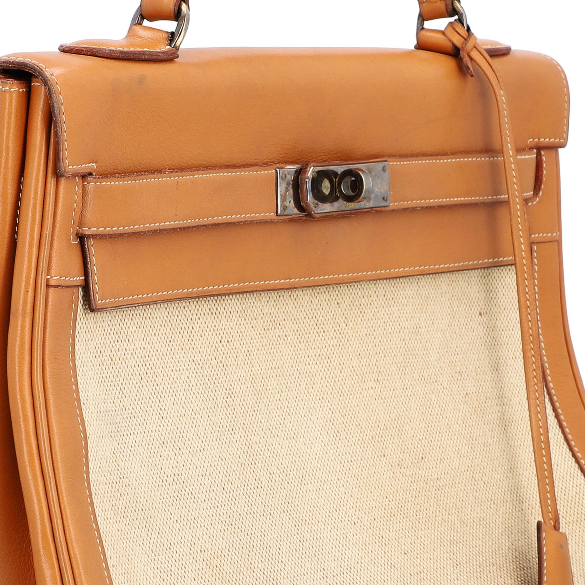 HERMÈS VINTAGE Handtasche "KELLY BAG 32". - Image 9 of 10