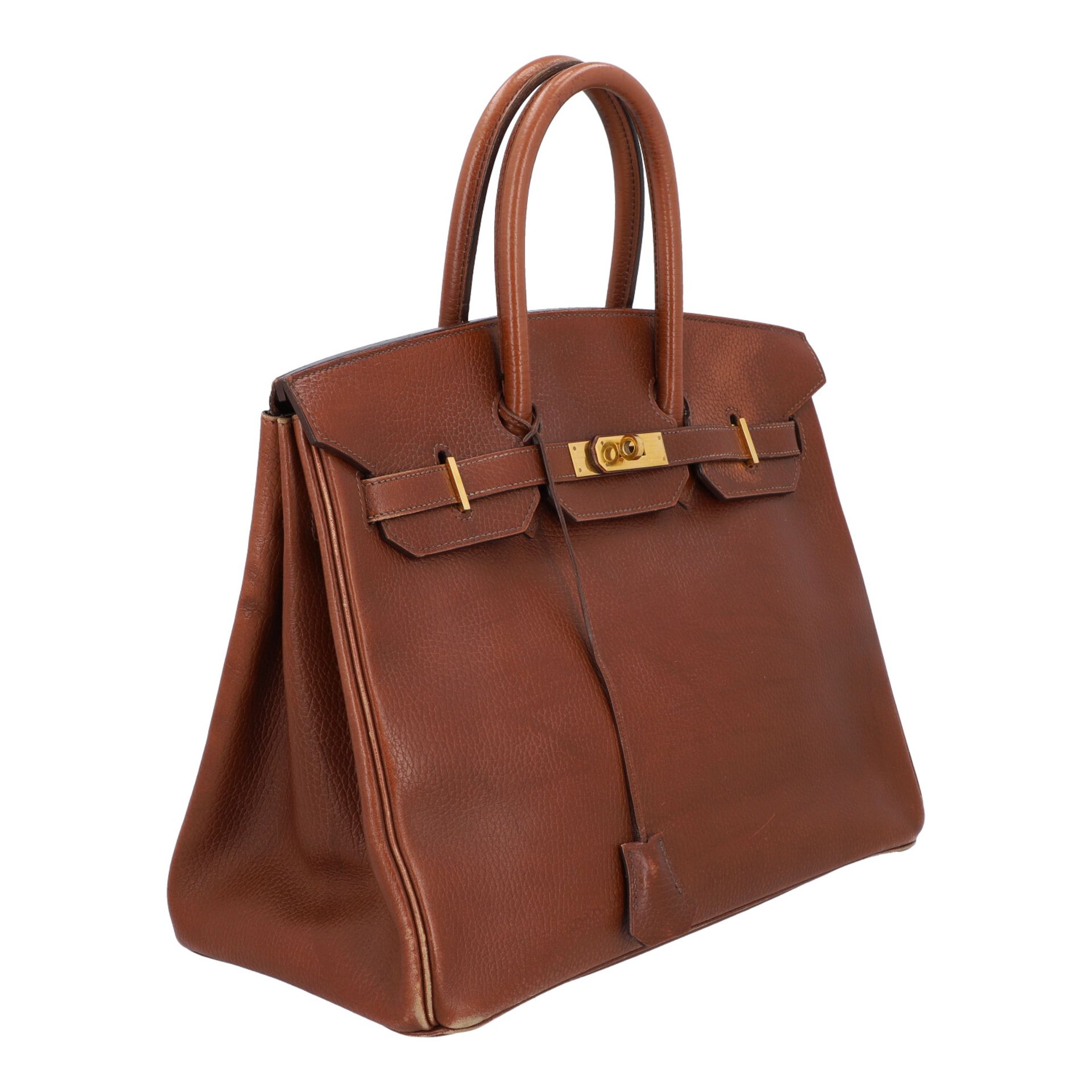 HERMÈS Henkeltasche "BIRKIN 35", Koll.: 1996 (Z im Kreis) - Image 2 of 9