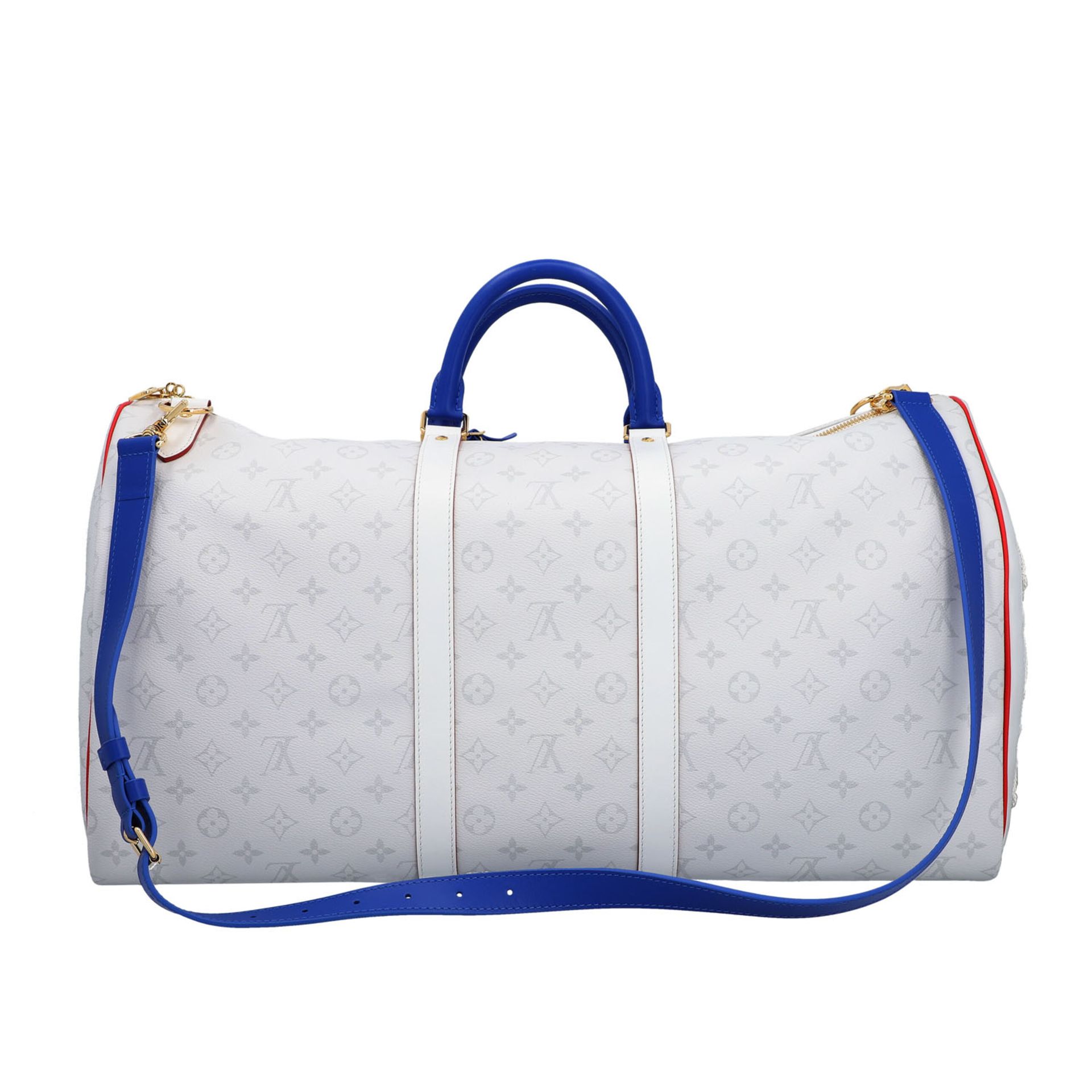 LOUIS VUITTON x NBA Weekender "BASKETBALL KEEPALL 55 BAND.". - Bild 4 aus 8