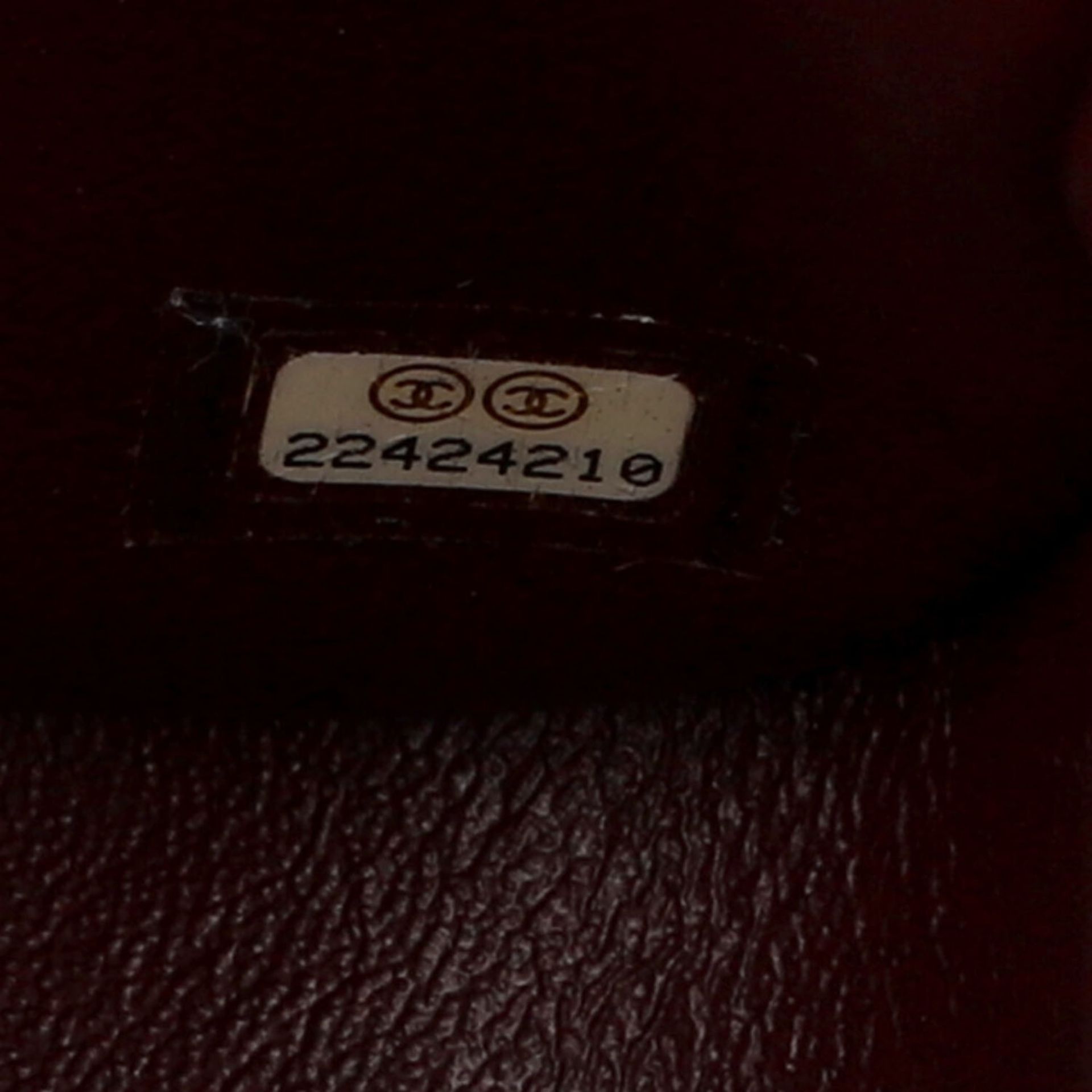 CHANEL Schultertasche 'DOUBLE FLAP BAG JUMBO'. - Image 9 of 9