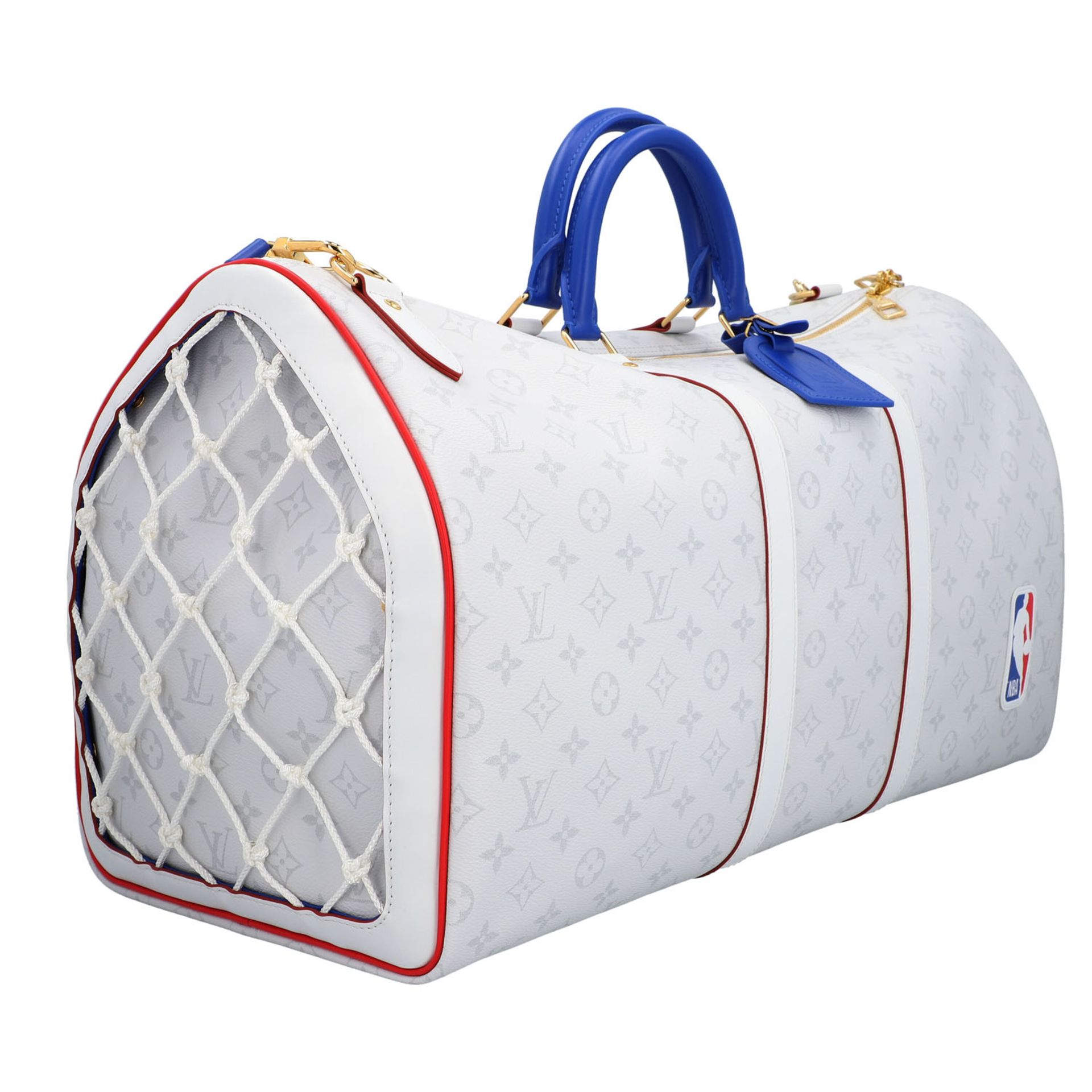 LOUIS VUITTON x NBA Weekender "BASKETBALL KEEPALL 55 BAND.". - Bild 2 aus 8