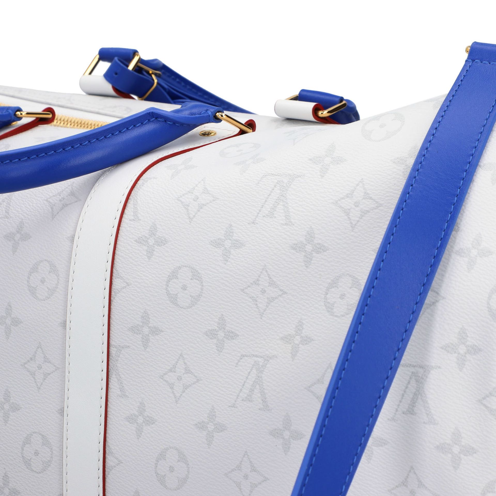 LOUIS VUITTON x NBA Weekender "BASKETBALL KEEPALL 55 BAND.". - Image 8 of 8