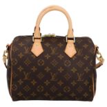 LOUIS VUITTON Handtasche "SPEEDY BAND. 25".