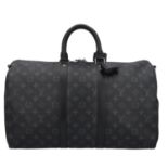 LOUIS VUITTON Weekender "KEEPALL 45 BAND.".