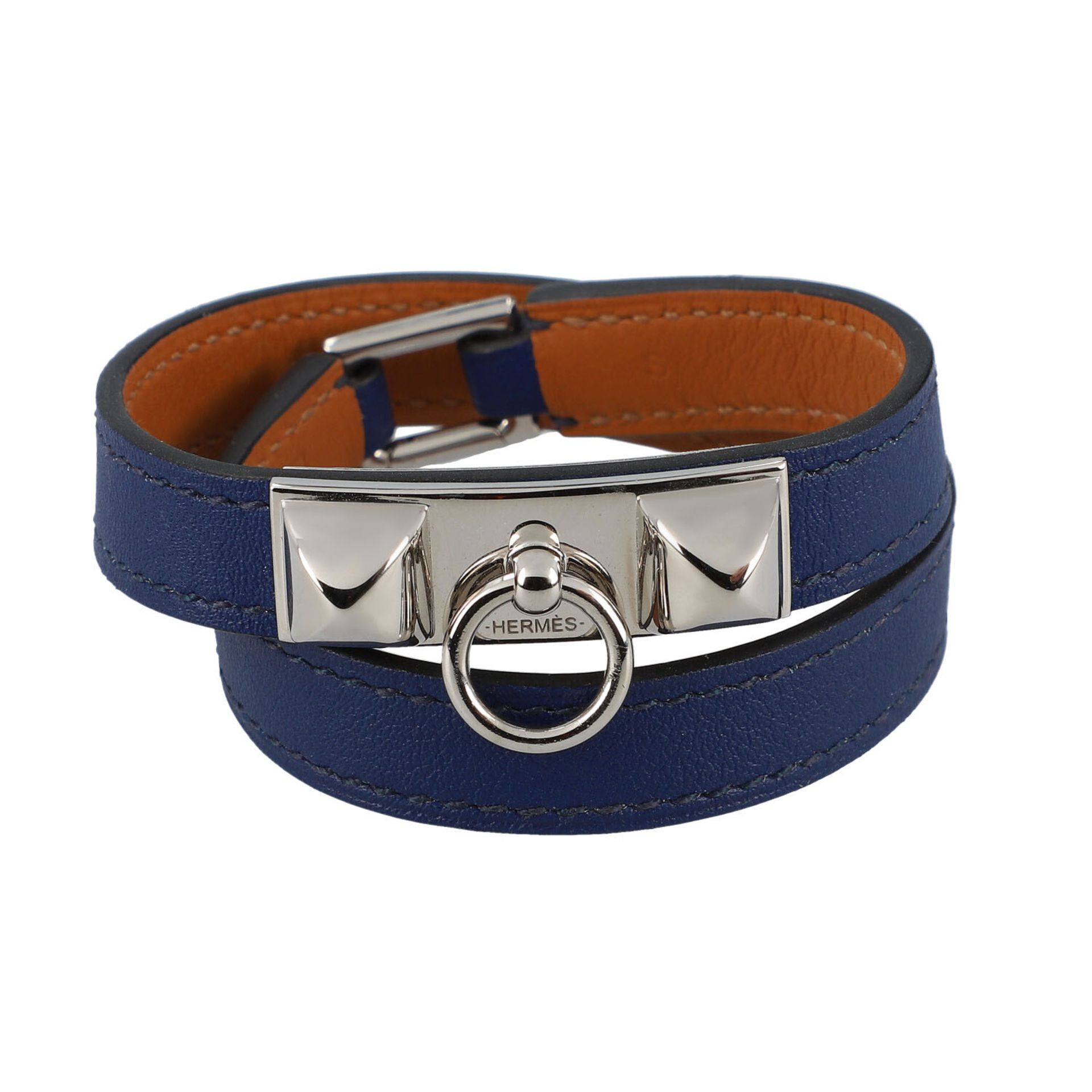 HERMÈS Armband "RIVALE DOUBLE TOUR", Koll.: 2013, akt. NP.: 555,-€.