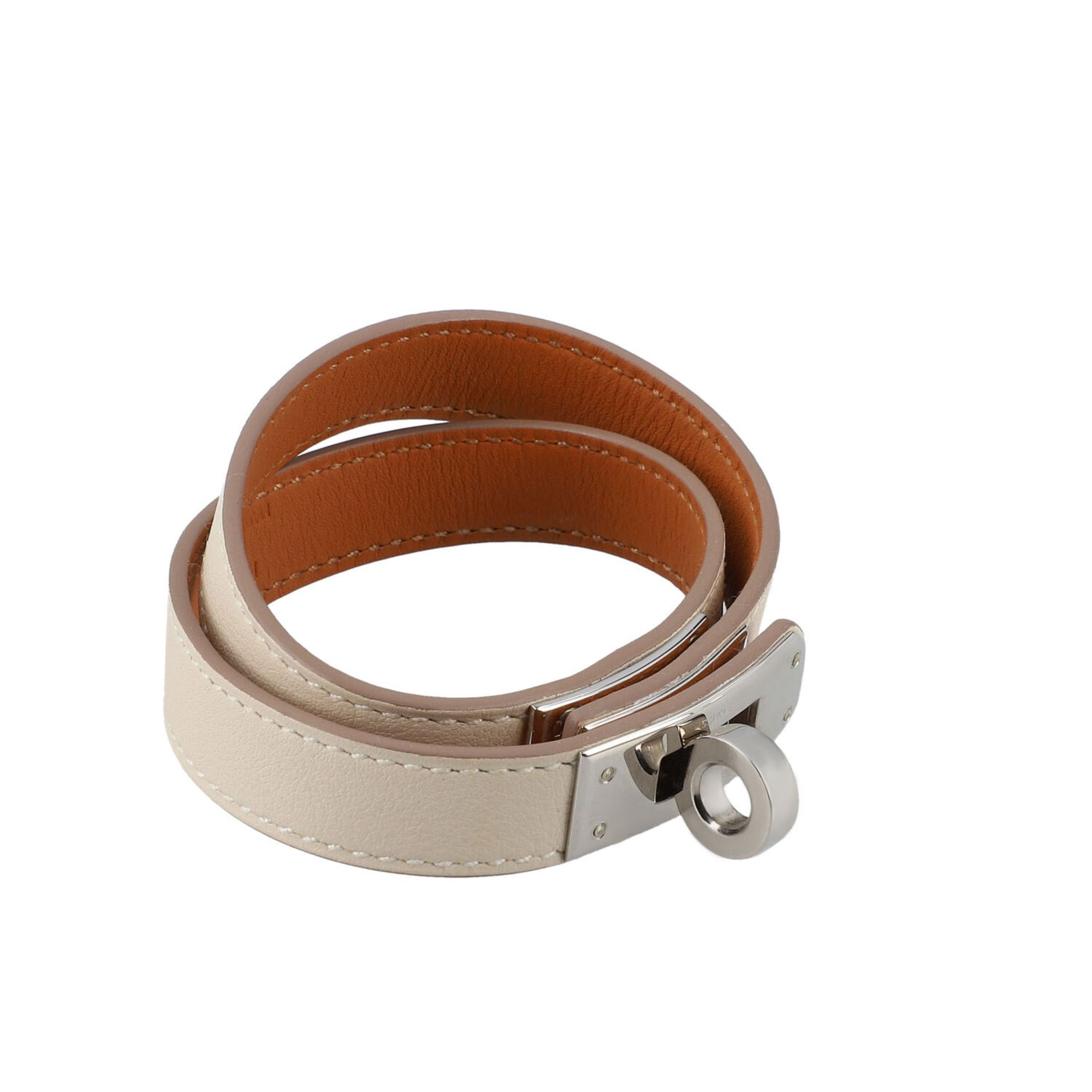 HERMÈS Armband "MINI KELLY DOUBLE TOUR", akt. NP.: 435,-€, Koll.: 2014. - Image 2 of 4