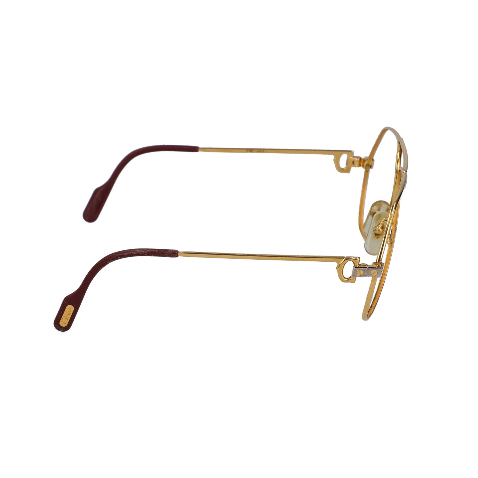 CARTIER VINTAGE Brille "VENDOME SANTOS 56 14". - Bild 3 aus 6