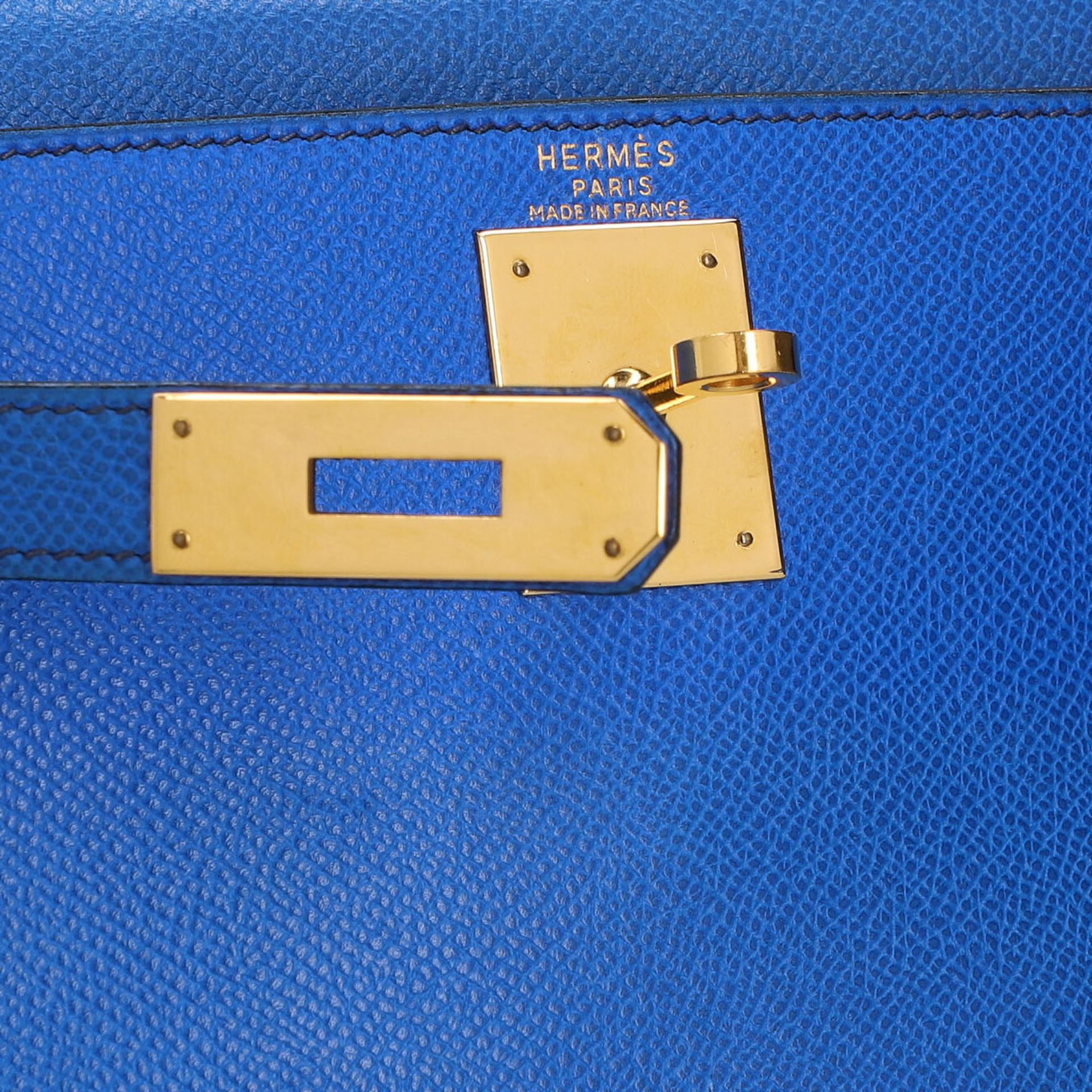 HERMÈS VINTAGE Handtasche "KELLY BAG 28". - Bild 9 aus 10