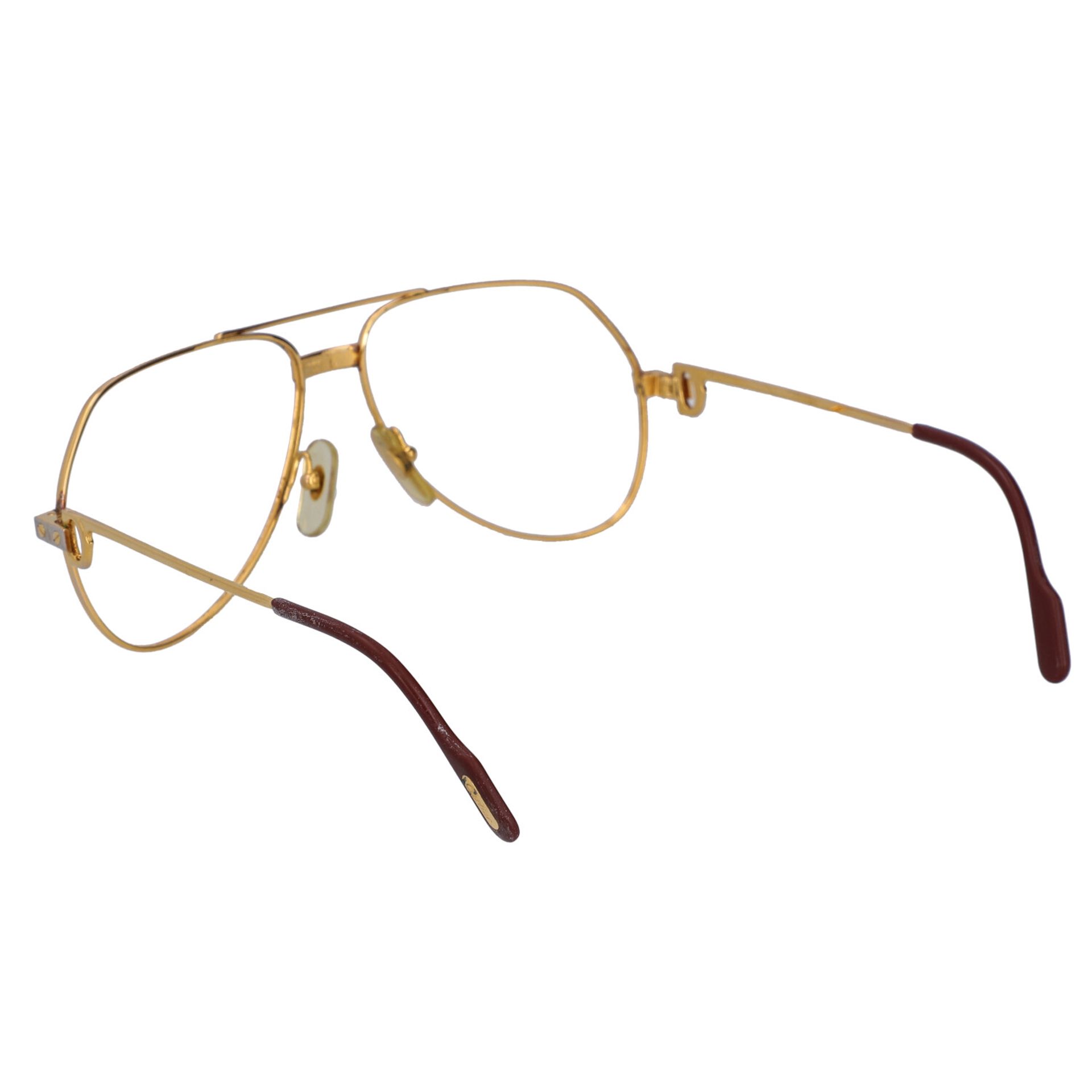 CARTIER VINTAGE Brille "VENDOME SANTOS 56 14". - Bild 5 aus 6