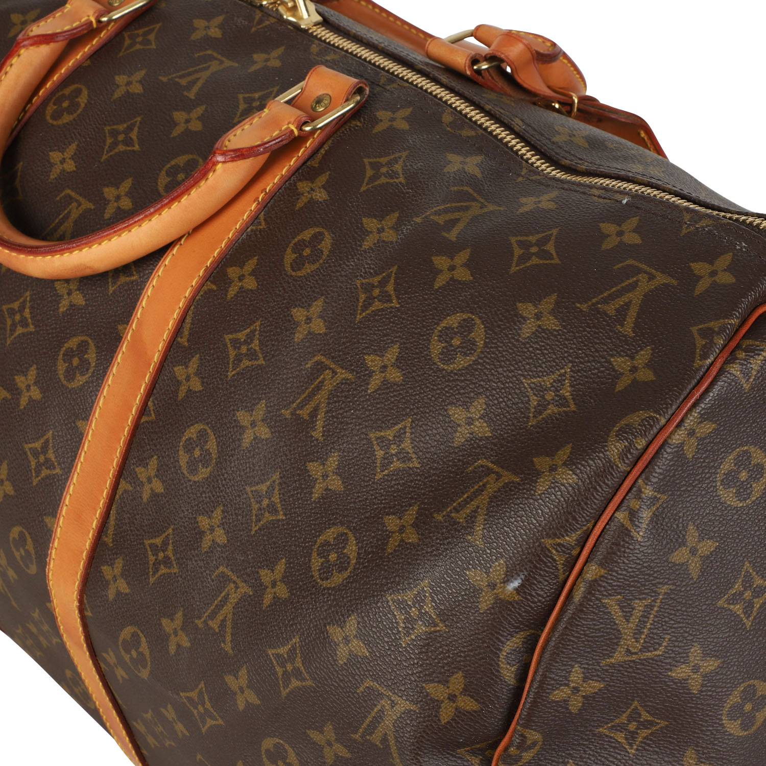 LOUIS VUITTON VINTAGE Weekender "KEEPALL 55". - Image 6 of 7