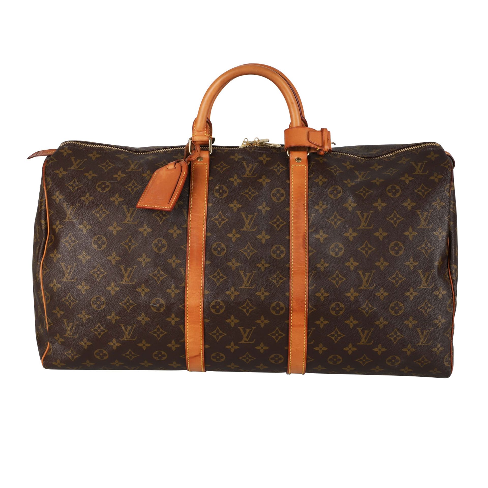 LOUIS VUITTON VINTAGE Weekender "KEEPALL 55".