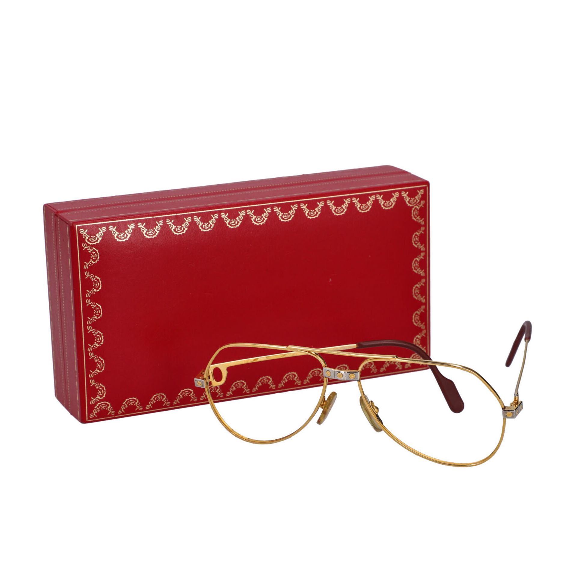 CARTIER VINTAGE Brille "VENDOME SANTOS 56 14". - Bild 6 aus 6