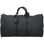 LOUIS VUITTON Weekender "KEEPALL 55 BAND.".