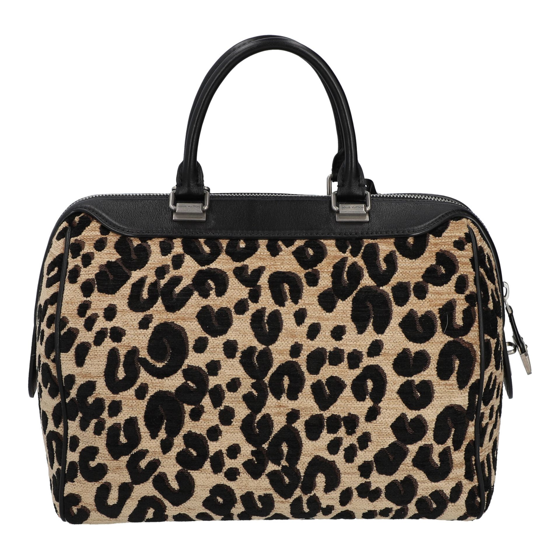 LOUIS VUITTON Handtasche "LEOPARD SPEEDY BAG 30". - Bild 4 aus 9