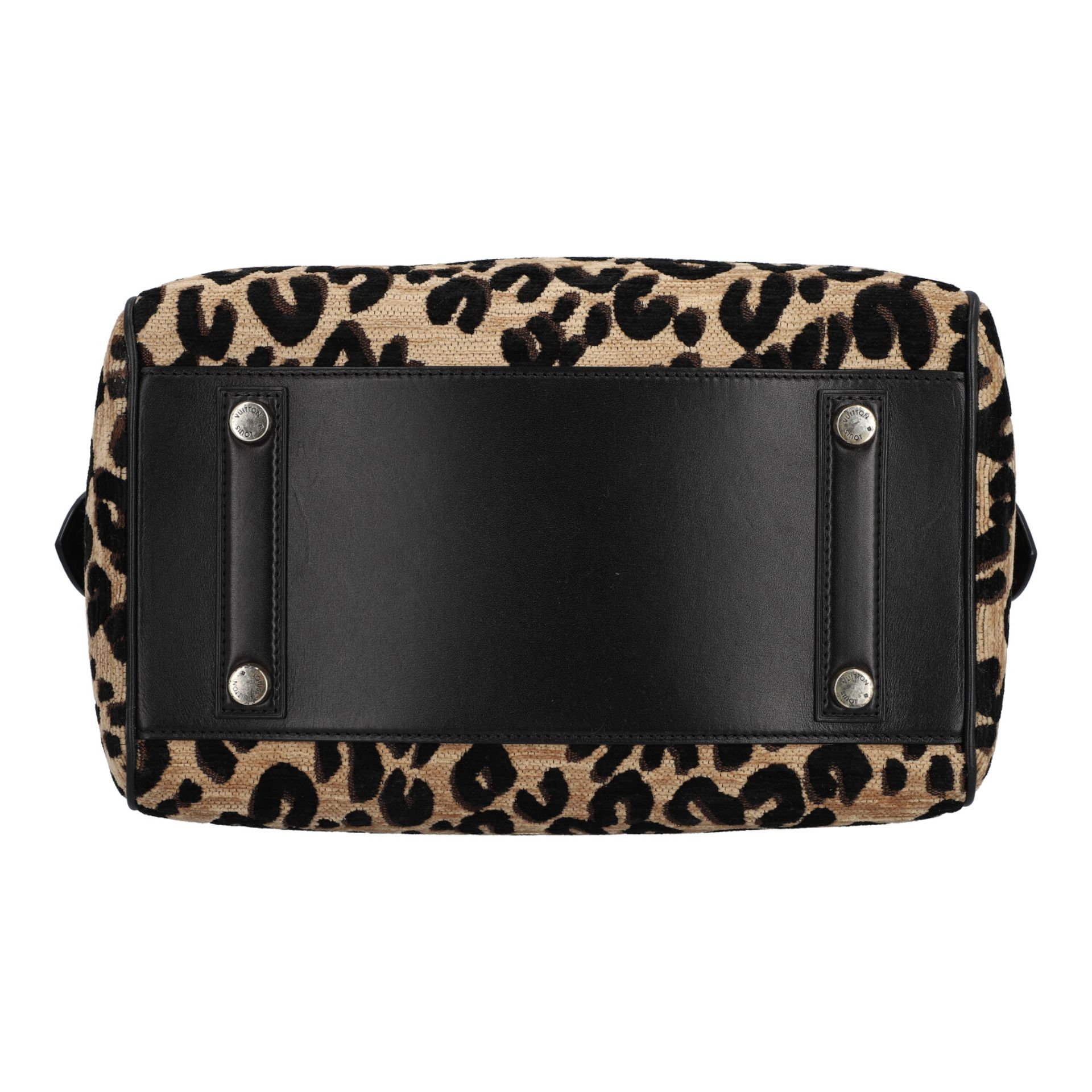 LOUIS VUITTON Handtasche "LEOPARD SPEEDY BAG 30". - Bild 5 aus 9