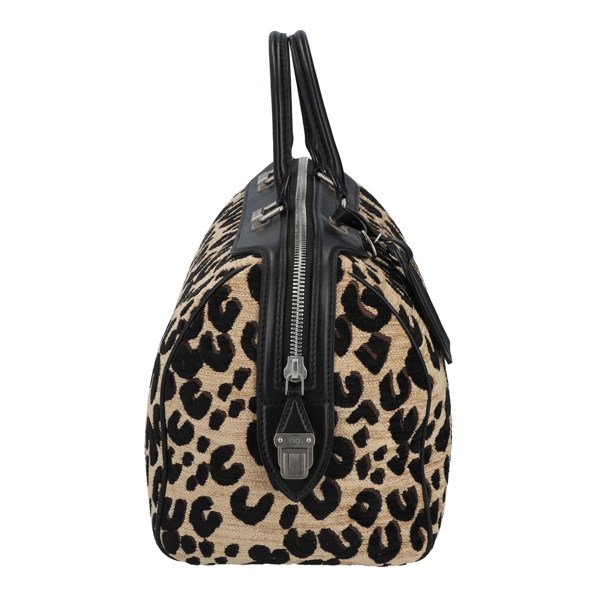 LOUIS VUITTON Handtasche "LEOPARD SPEEDY BAG 30". - Bild 3 aus 9