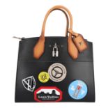 LOUIS VUITTON Handtasche "CITY STEAMER MM WORLD TOUR STICKERS".