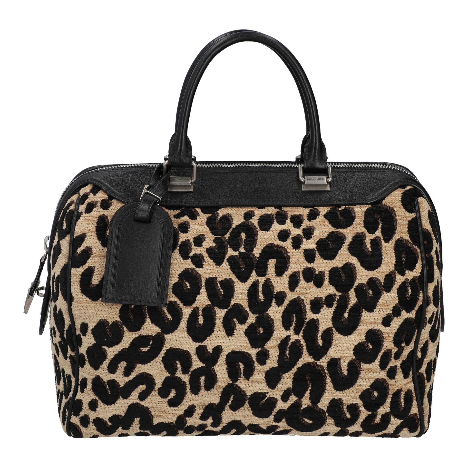 LOUIS VUITTON Handtasche "LEOPARD SPEEDY BAG 30".