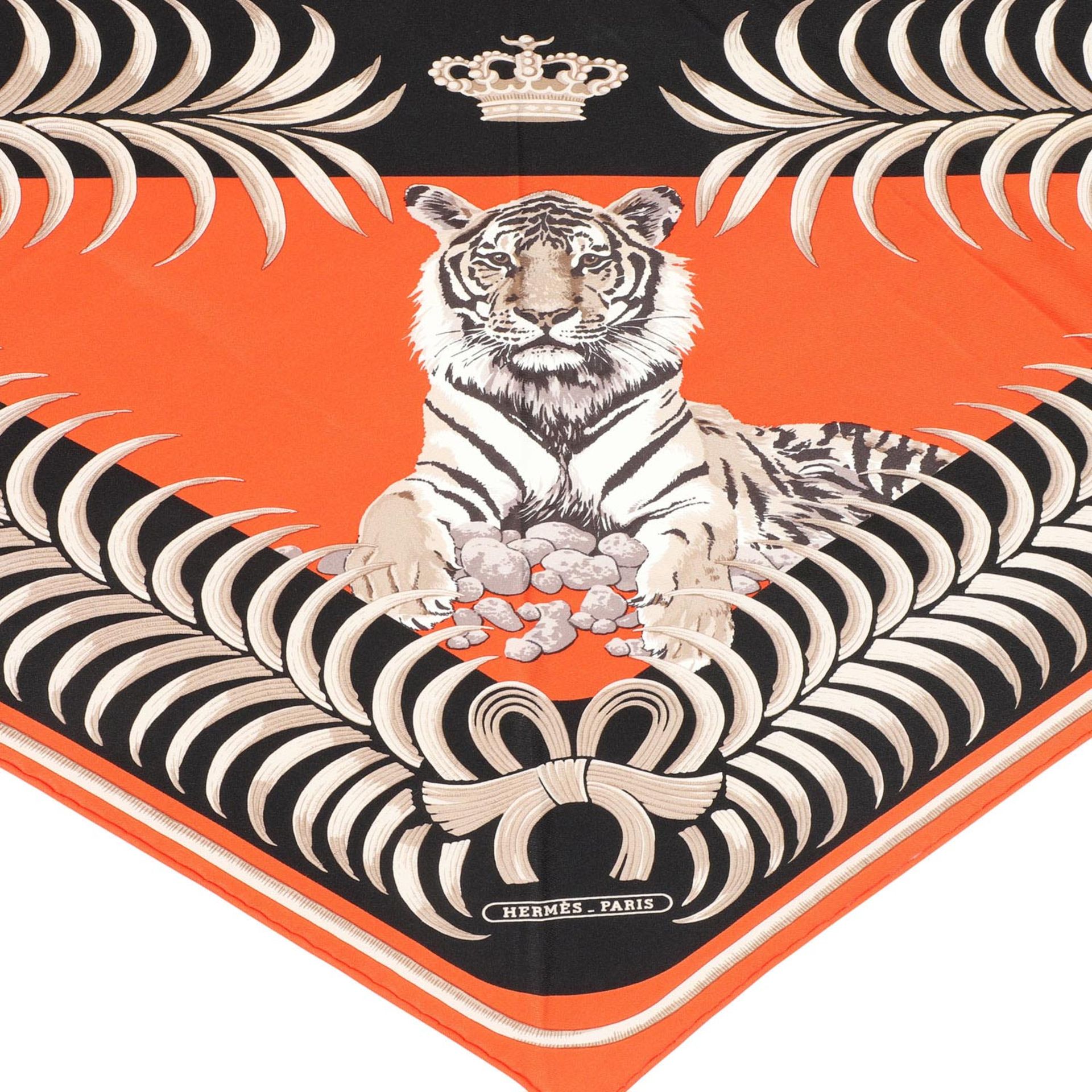 HERMÈS Tuch "TIGRE ROYAL", - Image 4 of 4