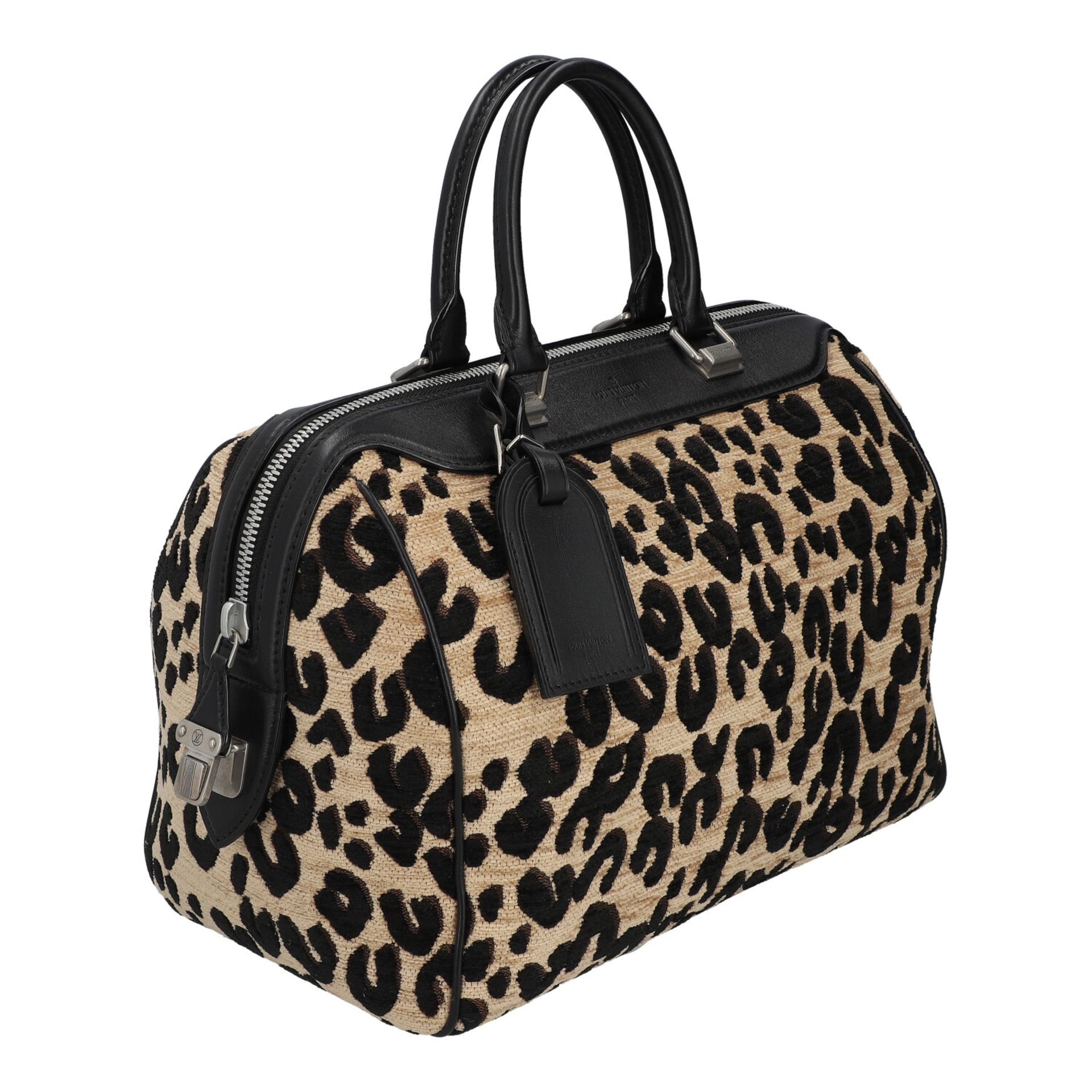 LOUIS VUITTON Handtasche "LEOPARD SPEEDY BAG 30". - Bild 2 aus 9