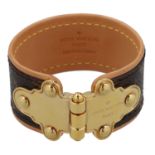 LOUIS VUITTON Armband "SAVE IT CUFF", Koll.: 2010, Gr. 17.