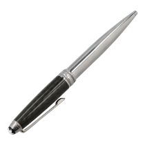 MONTBLANC Kugelschreiber "MEISTERSTÜCK CARBON STEEL".