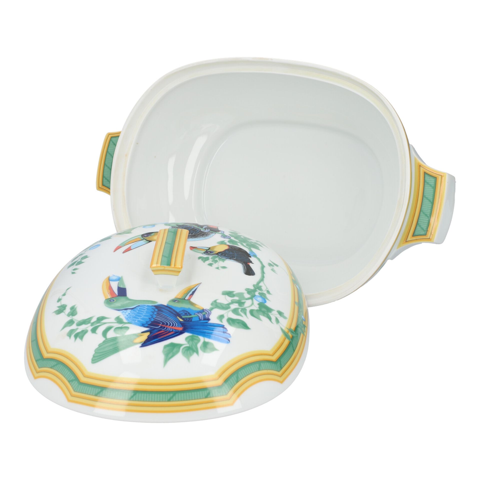 HERMÈS Suppen-Terrine "TOUCANS". - Bild 7 aus 7