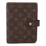 LOUIS VUITTON Agenda "AGENDA FUNCTIONELLE MM", Koll.: 2011, akt. NP.: 495,-€.