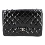 CHANEL Umhängetasche "SINGLE FLAP BAG JUMBO".