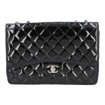 CHANEL Umhängetasche "SINGLE FLAP BAG JUMBO".