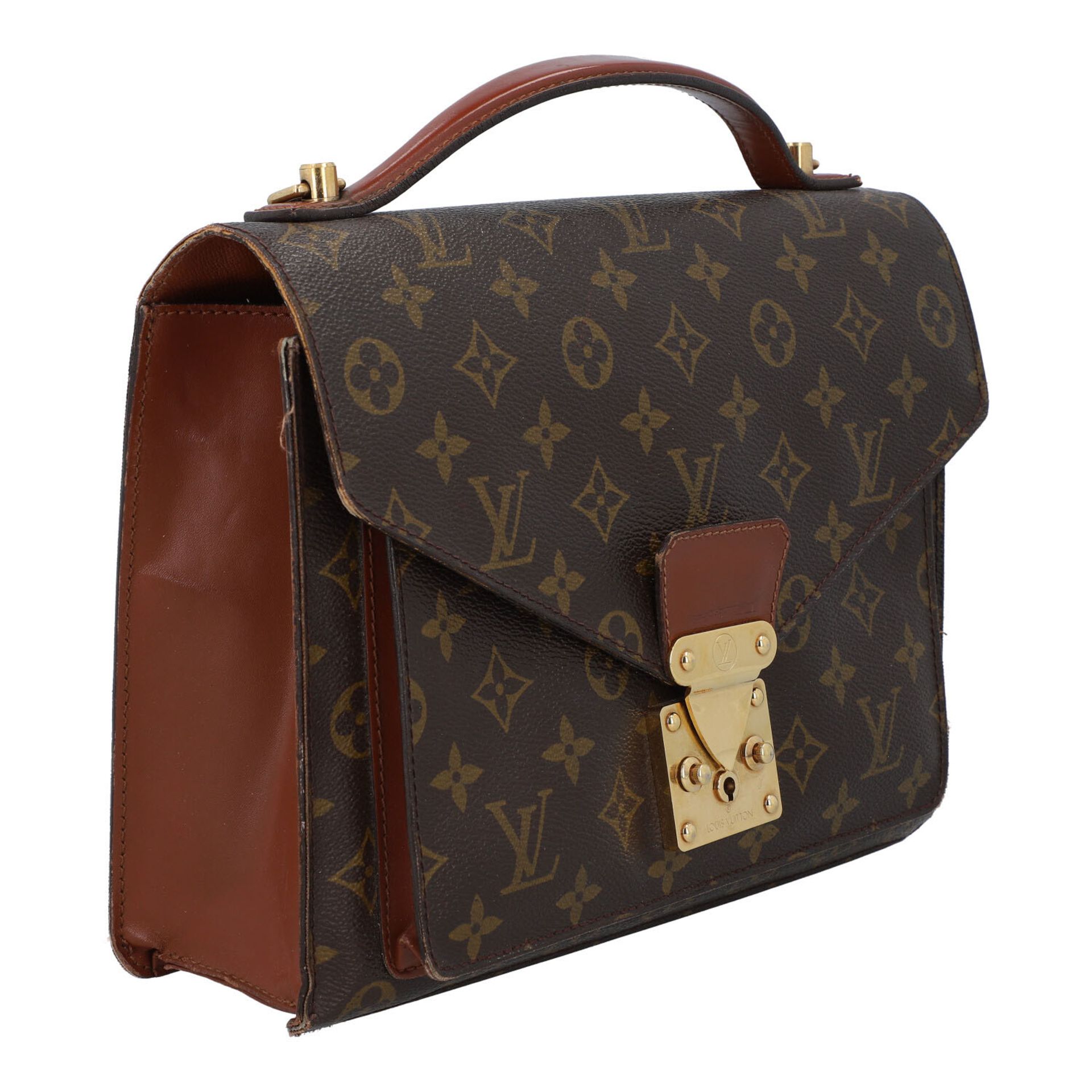 LOUIS VUITTON VINTAGE Umhängetasche "MONCEAU", Koll.: 1988. - Bild 2 aus 8