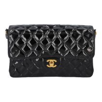 CHANEL VINTAGE Schultertasche "DOUBLE SIDED FLAP BAG".