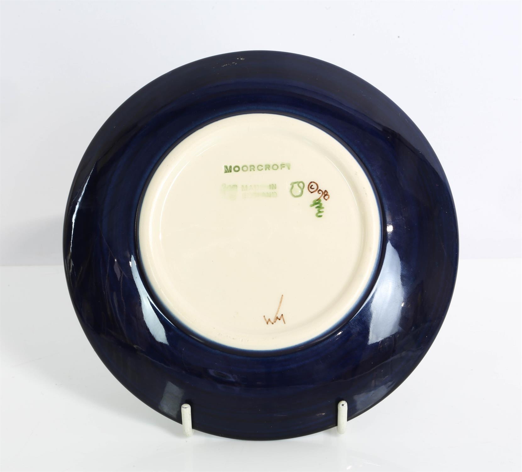 Philip Gibson for Moorcroft, Trout, plate, impressed marks to base, 15.5cm diameter, - Image 3 of 11