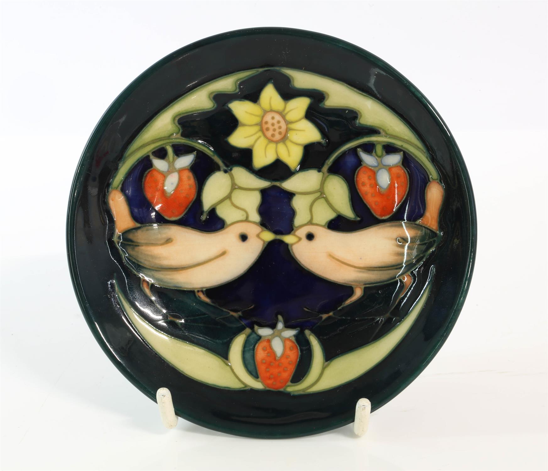 Philip Gibson for Moorcroft, Trout, plate, impressed marks to base, 15.5cm diameter, - Image 10 of 11