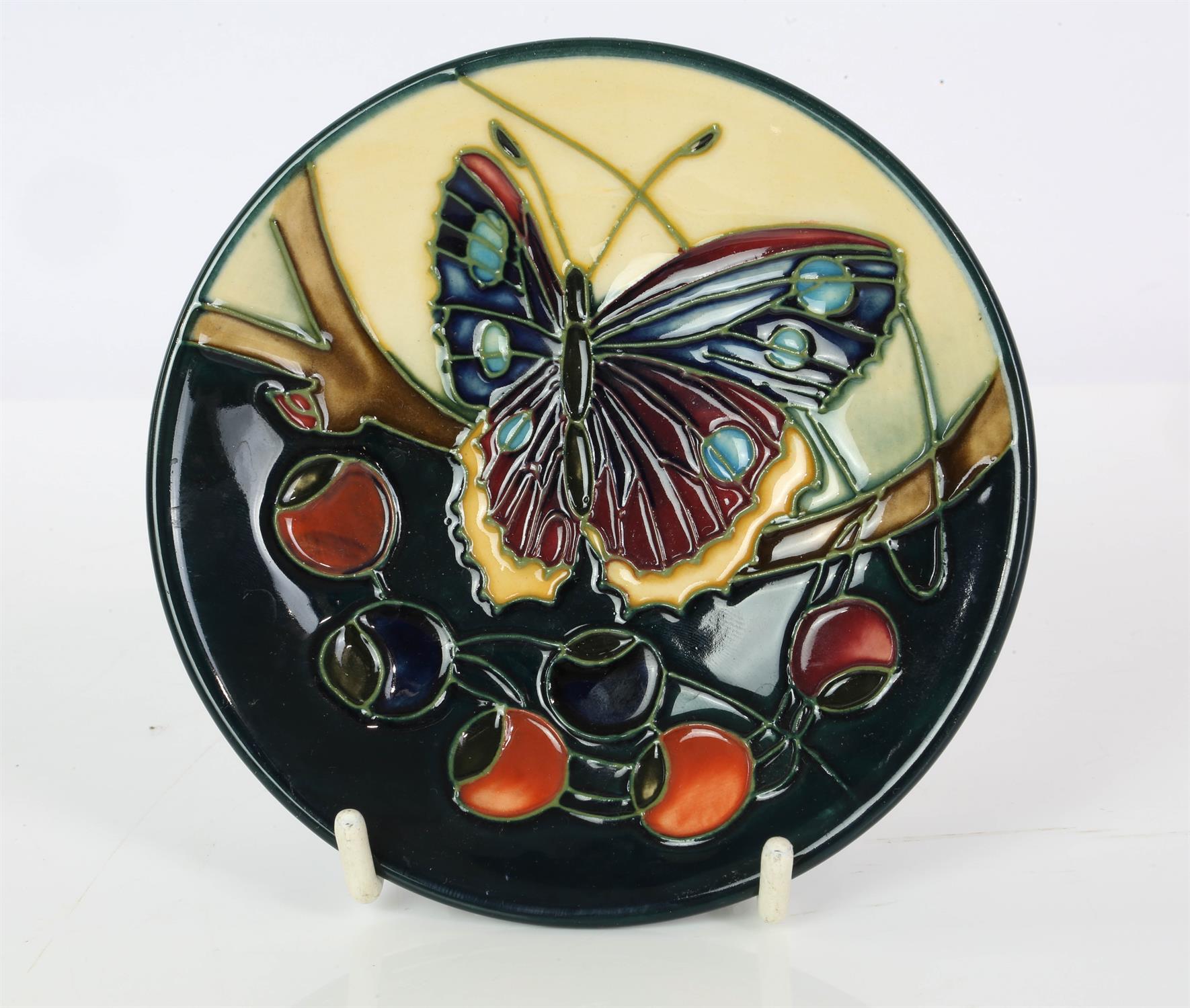 Philip Gibson for Moorcroft, Trout, plate, impressed marks to base, 15.5cm diameter, - Image 8 of 11