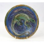 Quentin Bell (British, 1910-1996) for the Fulham Pottery, Green Salamander, signed to the back,