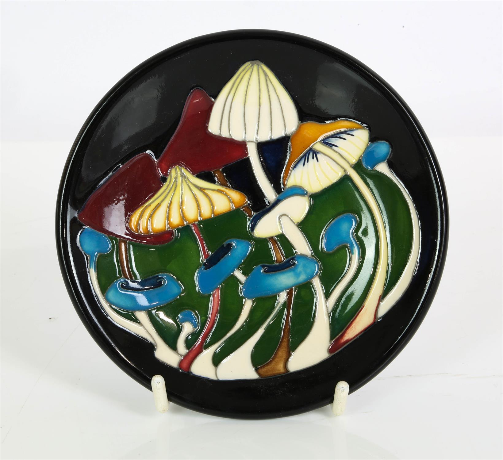 Philip Gibson for Moorcroft, Trout, plate, impressed marks to base, 15.5cm diameter, - Image 4 of 11